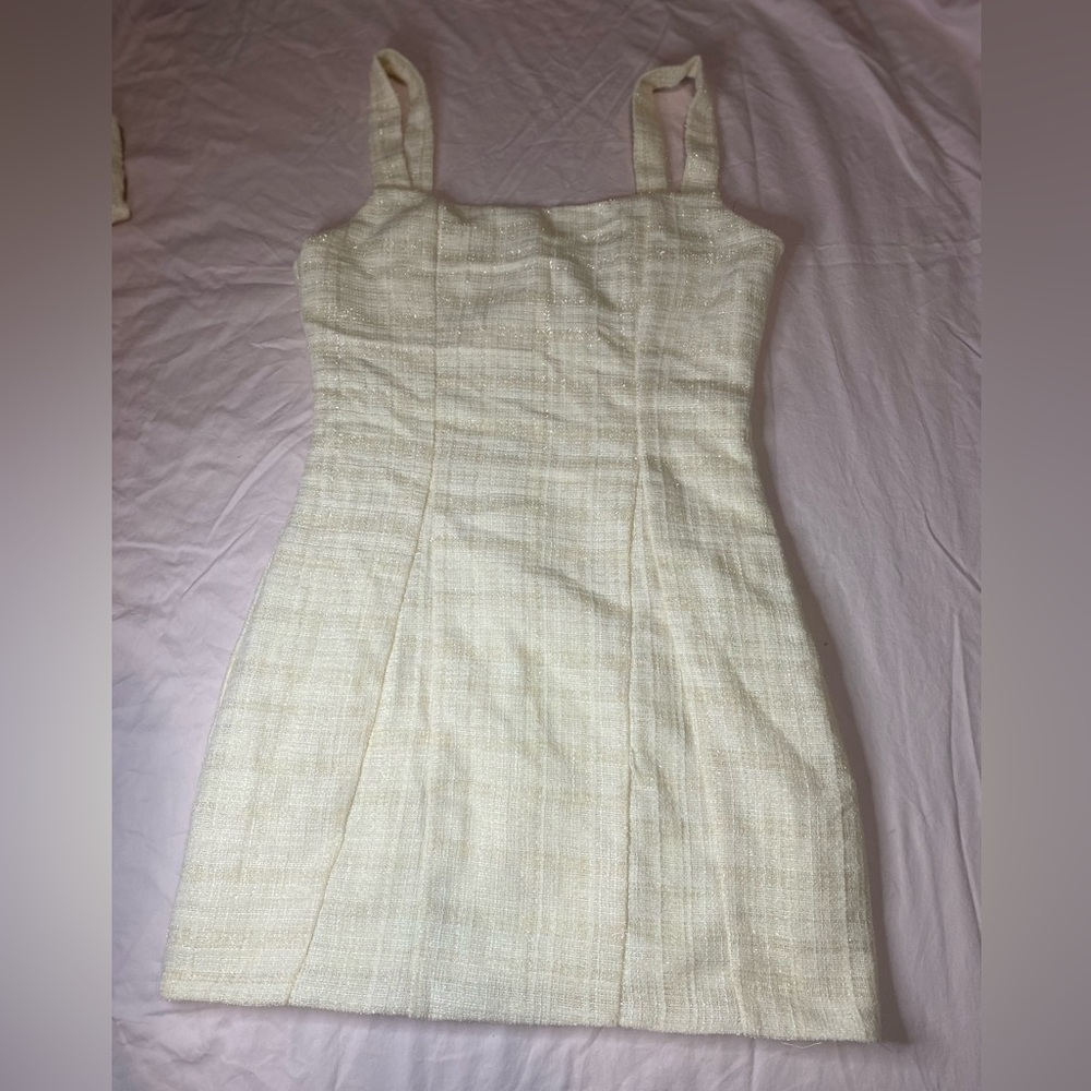 caramella yellow mini dress